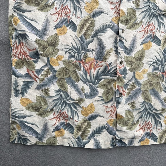 Tori Richard Shirt Mens XL Multicolor Floral Hawaiian Short Sleeve Button Up - Picture 6 of 8